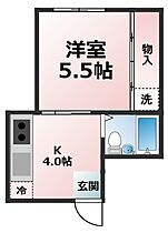 KICHIビル 401 ｜ 福岡県大牟田市大正町1丁目1-9（賃貸マンション1K・4階・17.20㎡） その2