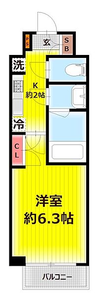 N-stage Dokkyodaigakumae 102｜埼玉県草加市栄町２丁目(賃貸マンション1K・1階・22.94㎡)の写真 その2