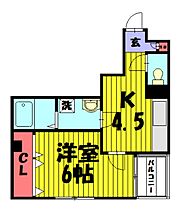 メゾン・ド・クレスト 102 ｜ 埼玉県草加市住吉１丁目（賃貸マンション1DK・1階・26.81㎡） その2