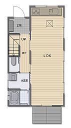 愛川町半原戸建 3LDKの間取り