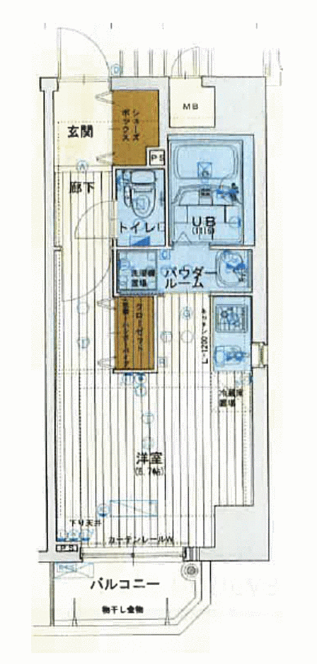 1R 間取り