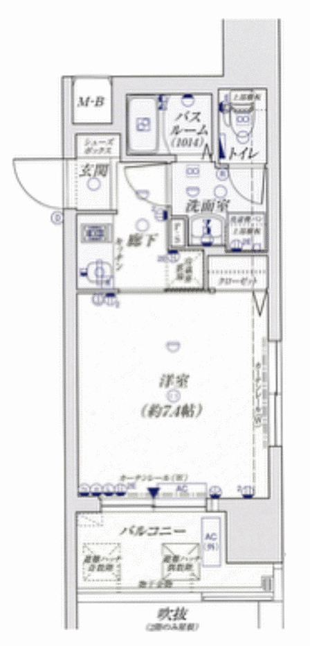 1K 間取り