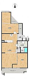 日榮ハイム城北 3LDKの間取図画像