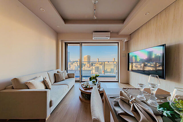 リビング/ダイニング パークシティ中央湊ザ・タワー 15階/-