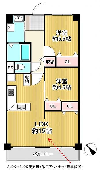 間取りを拡大表示