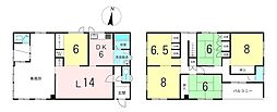 北見市高栄西町7丁目　中古住宅 6LDKの間取り