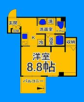 大阪府堺市堺区錦綾町2丁（賃貸アパート1K・3階・28.33㎡） その2