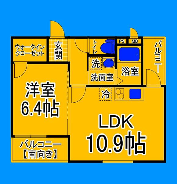 大阪府堺市北区東三国ヶ丘町5丁(賃貸アパート1LDK・3階・40.60㎡)の写真 その2