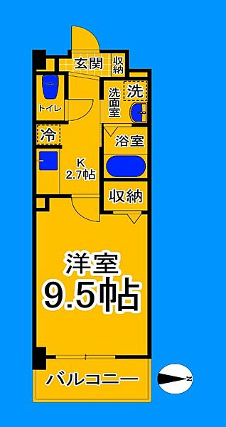 大阪府堺市北区新金岡町5丁(賃貸マンション1K・4階・31.23㎡)の写真 その2