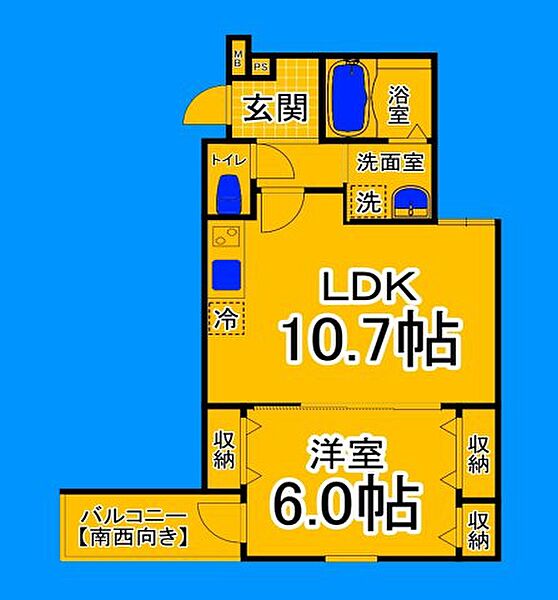 大阪府堺市北区百舌鳥本町3丁(賃貸アパート1LDK・3階・40.11㎡)の写真 その2