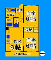 大阪府大阪市住吉区苅田8丁目（賃貸マンション2LDK・1階・46.00㎡） その2