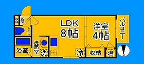 大阪府堺市堺区桜之町東1丁（賃貸アパート1LDK・2階・28.77㎡） その2