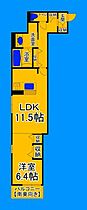 大阪府堺市堺区南半町東1丁（賃貸アパート1LDK・3階・48.65㎡） その2