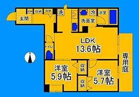 大阪府堺市北区長曽根町（賃貸マンション2LDK・3階・61.25㎡） その2