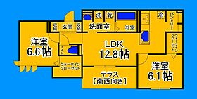 大阪府堺市北区黒土町（賃貸アパート2LDK・1階・65.16㎡） その2