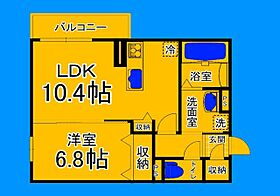 大阪府堺市堺区寺地町東2丁（賃貸アパート1LDK・3階・42.79㎡） その2