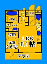 大阪府堺市北区北長尾町1丁（賃貸アパート1LDK・1階・32.18㎡） その2