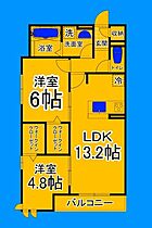 大阪府堺市北区北花田町3丁（賃貸アパート2LDK・1階・58.04㎡） その2