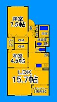 大阪府大阪市住吉区杉本1丁目（賃貸マンション2LDK・4階・54.00㎡） その2