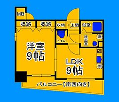 大阪府堺市堺区竜神橋町1丁（賃貸マンション1LDK・9階・41.23㎡） その2