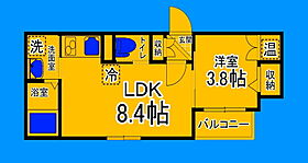 大阪府堺市堺区綾之町東1丁（賃貸アパート1LDK・3階・28.41㎡） その2