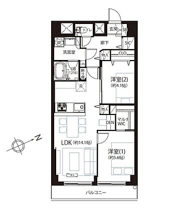 【間取り図】