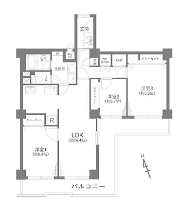 【間取り図】