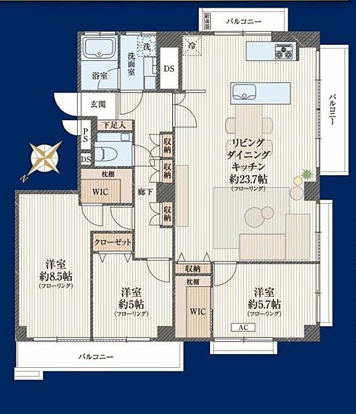 間取りを拡大表示