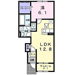 スペランツァ1 1LDKの間取図画像