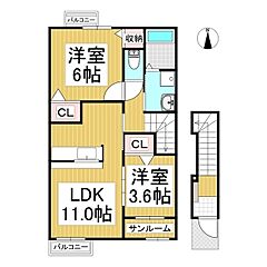 物件の間取り