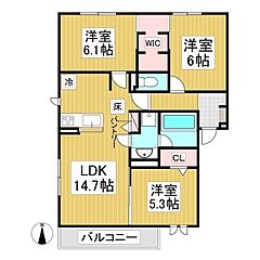 物件の間取り