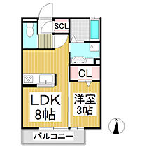 フレンテ泉  ｜ 長野県小諸市大字御影新田（賃貸アパート1LDK・1階・29.44㎡） その2