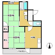 市村コーポ第一  ｜ 長野県小諸市大字柏木（賃貸マンション2K・2階・44.00㎡） その2