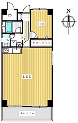 アーバン茜 5階1LDKの間取り