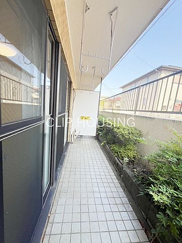 バルコニー ライオンズマンション高幡不動 1階/-