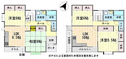 あきる野市伊奈　中古戸建 5LDKの間取り