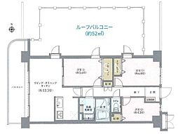 サンヴェール相模原 3LDKの間取図画像