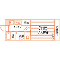 ロックフィル日ノ出 203 ｜ 福岡県久留米市日ノ出町37-5（賃貸マンション1K・2階・23.70㎡） その2