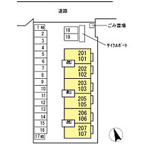 レクサリー 102 ｜ 福岡県久留米市梅満町43-1（賃貸アパート1LDK・1階・45.15㎡） その3