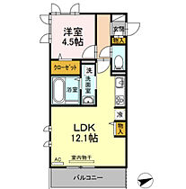 ペルラディアマンテ　B棟 210 ｜ 福岡県久留米市梅満町315-1（賃貸アパート1LDK・2階・41.89㎡） その2