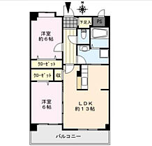 PARKCOURT 302 ｜ 福岡県久留米市津福今町310-1（賃貸マンション2LDK・3階・60.00㎡） その2