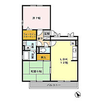 エクセル東合川II 203 ｜ 福岡県久留米市東合川町463-3（賃貸アパート2LDK・2階・56.00㎡） その2