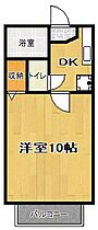 カムアイズ宮ノ陣 102 ｜ 福岡県久留米市宮ノ陣4丁目38-13（賃貸アパート1K・1階・28.00㎡） その2