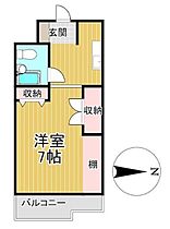 パジオン櫛原 405 ｜ 福岡県久留米市櫛原町85-2（賃貸マンション1K・3階・22.40㎡） その2