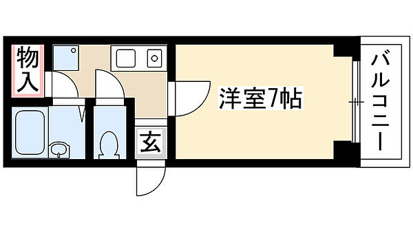 サンクオリティ鶴里 202｜愛知県名古屋市南区鶴里町１丁目(賃貸マンション1K・2階・20.88㎡)の写真 その2