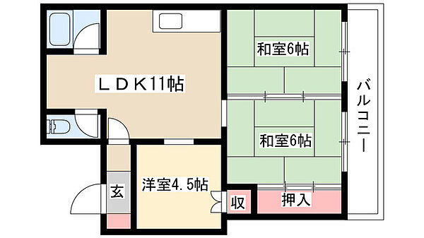 まるはちビル 301｜愛知県名古屋市南区桜台１丁目(賃貸マンション3LDK・3階・49.75㎡)の写真 その2