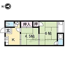 第一永井荘 205 ｜ 京都府向日市上植野町（賃貸アパート2K・2階・27.90㎡） その2