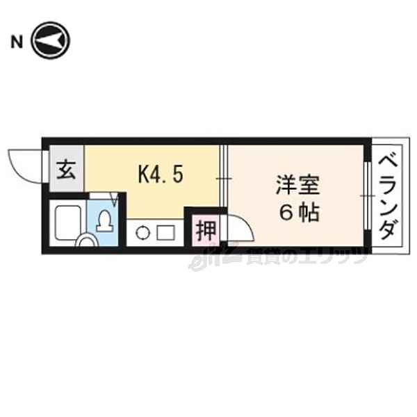 プレアール伏見深草 302｜京都府京都市伏見区深草西浦町８丁目(賃貸マンション1DK・3階・22.00㎡)の写真 その2