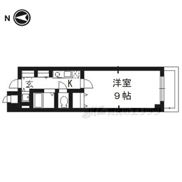 スカイビュー東土川 103｜京都府京都市南区久世東土川町(賃貸マンション1K・1階・38.86㎡)の写真 その2