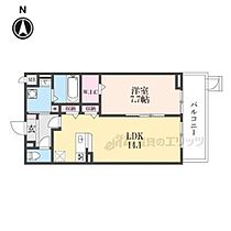 京都府京都市伏見区醍醐槇ノ内町（賃貸アパート1LDK・2階・51.62㎡） その2